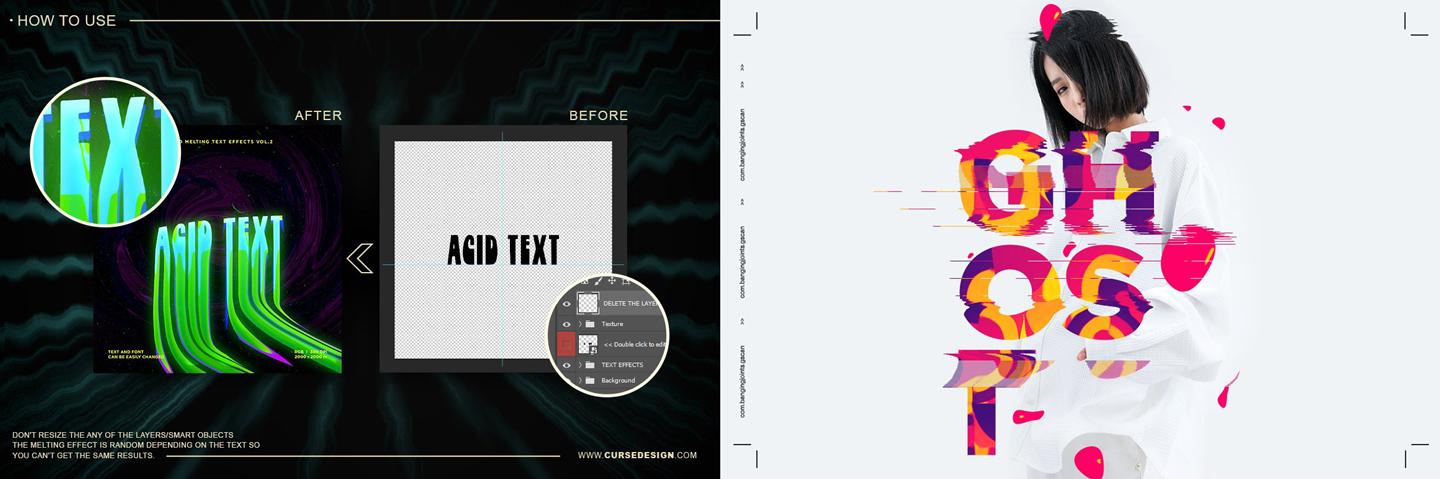Different effects on Creative Market