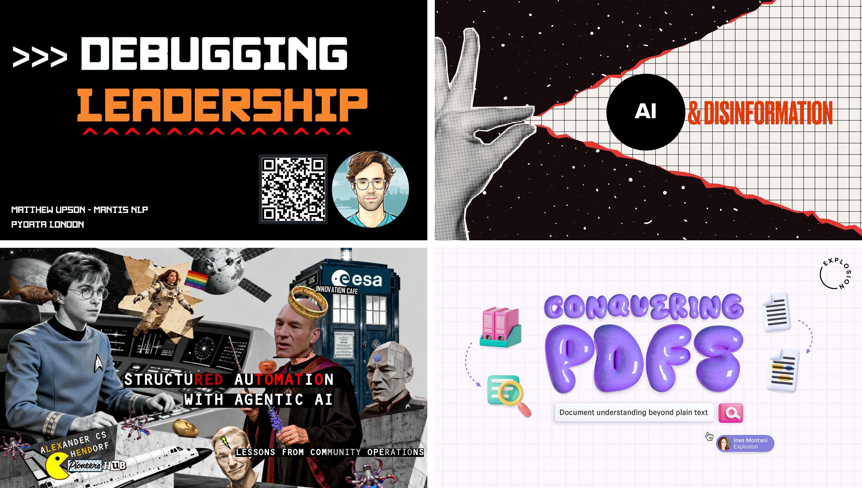 Making beautiful slides for your talks, part 6: Community showcase