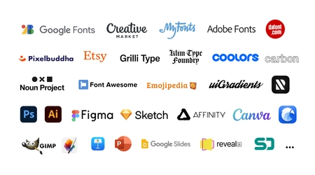 Making beautiful slides for your talks, part 7: Resources and tools list