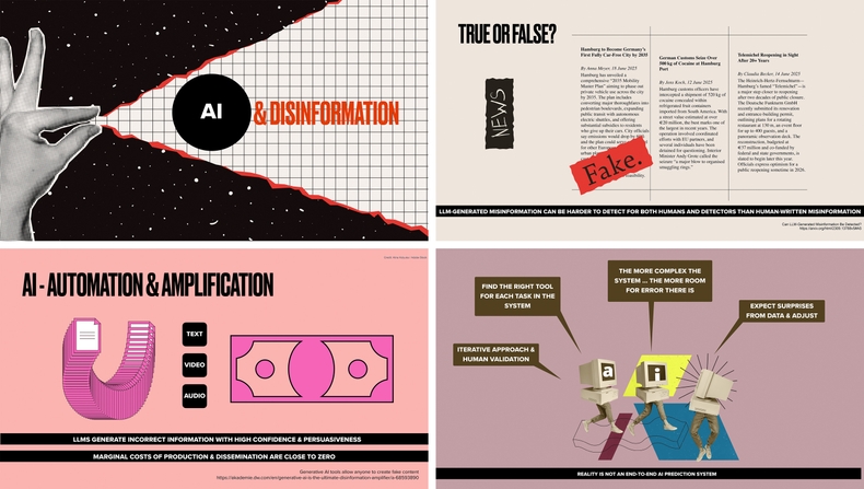 Screenshots from the talk slides